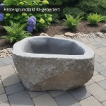 Findlingsbrunnen 107x105x56